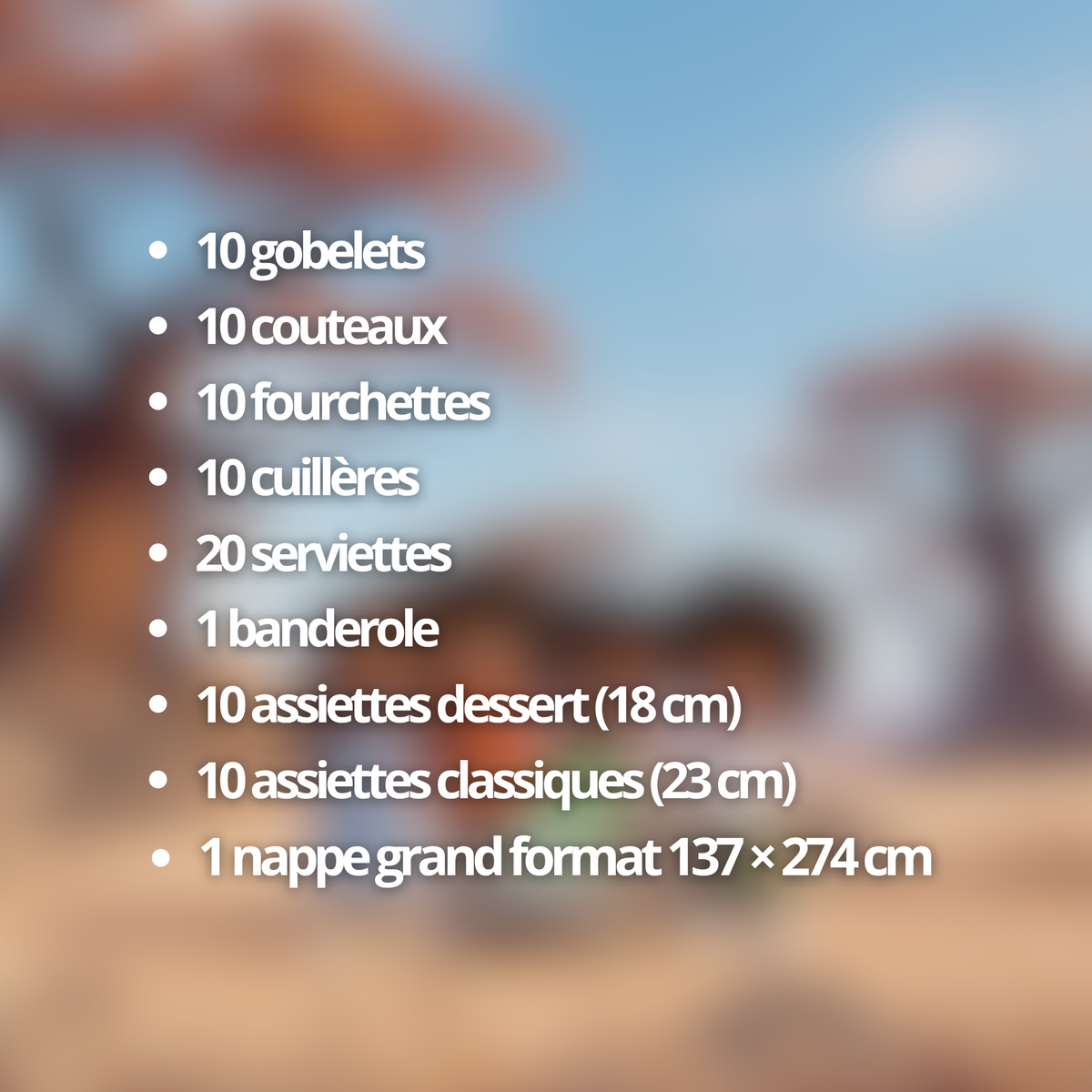 Pack Anniversaire CUBKIDS - 82 Pièces Tout Inclus pour 10 Invités (Édition limitée)