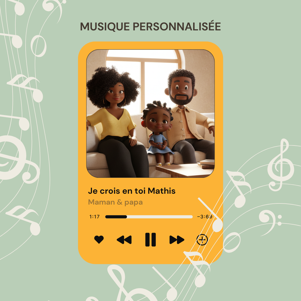 Chanson personnalisée Cubkids + 10 coloriages offerts