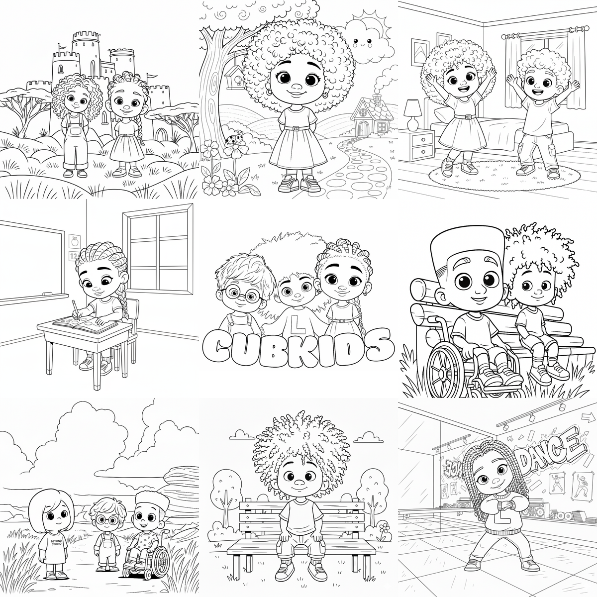 La chanson personnalisée Cubkids + 10 coloriages offerts